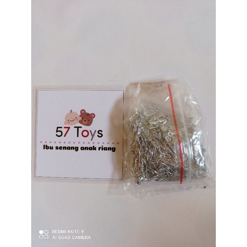 peniti kecil alus putih kemasan jumbo