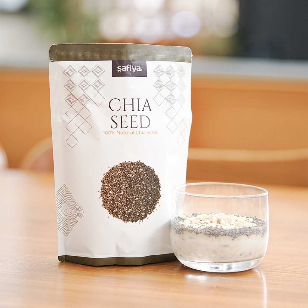 

CHIA SEED ORGANIK 1 KG ORGANIC BLACK CHIASEED AUTHENTIC SAFIYA FOOD