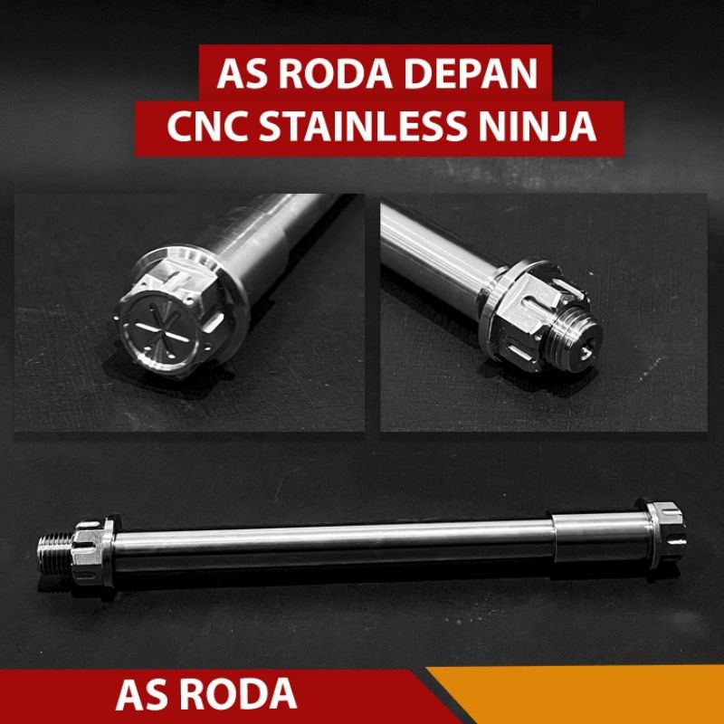 AS Roda Depan Ninja SS R RR Stainless