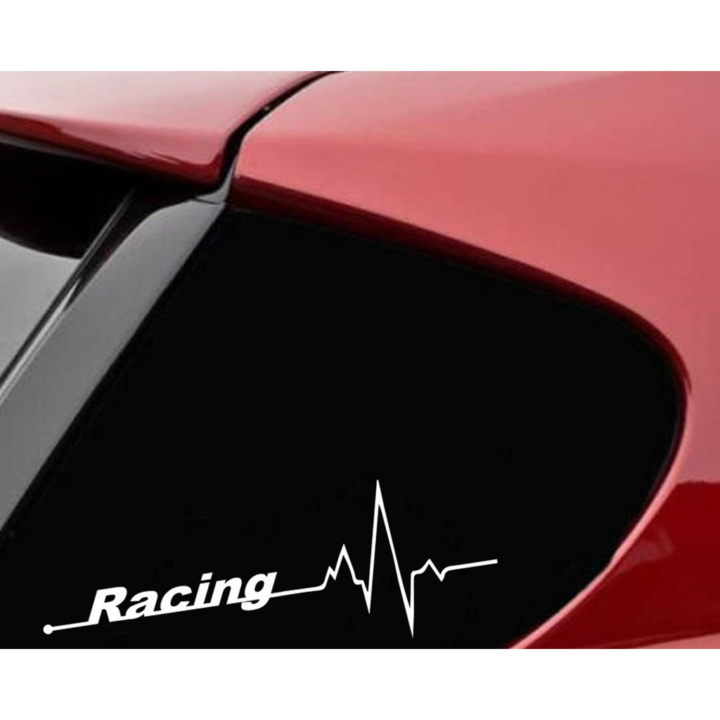 Stiker racing heart beat