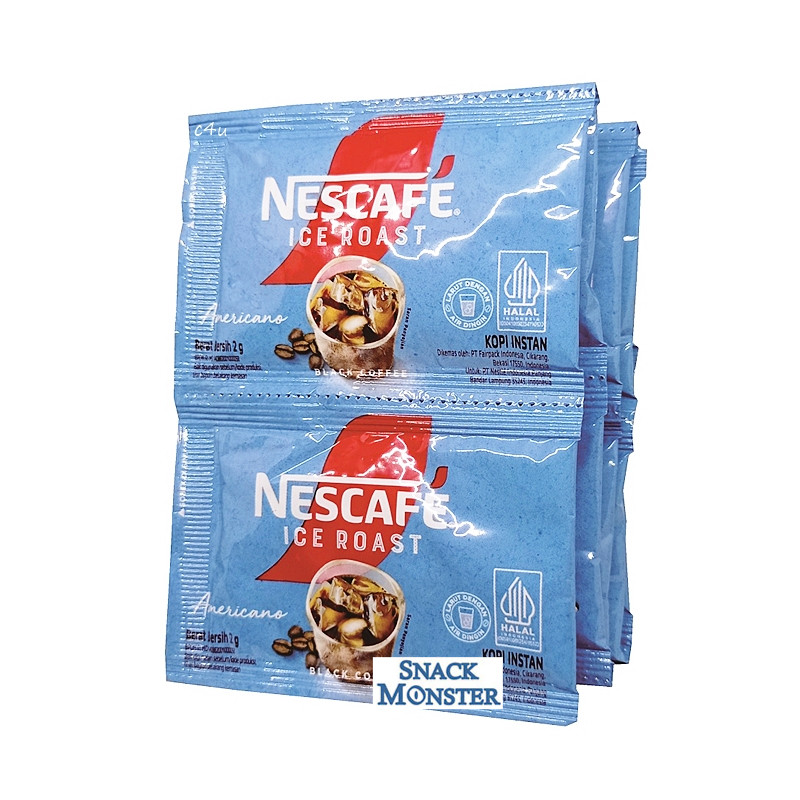 

Nescafe Ice Roast Americano Kopi Instan Renceng - Netto 10 bks x 2 gr