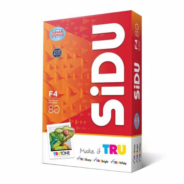 

SIDU Sinar Dunia Kertas Print/Fotocopy F4 80Gr
