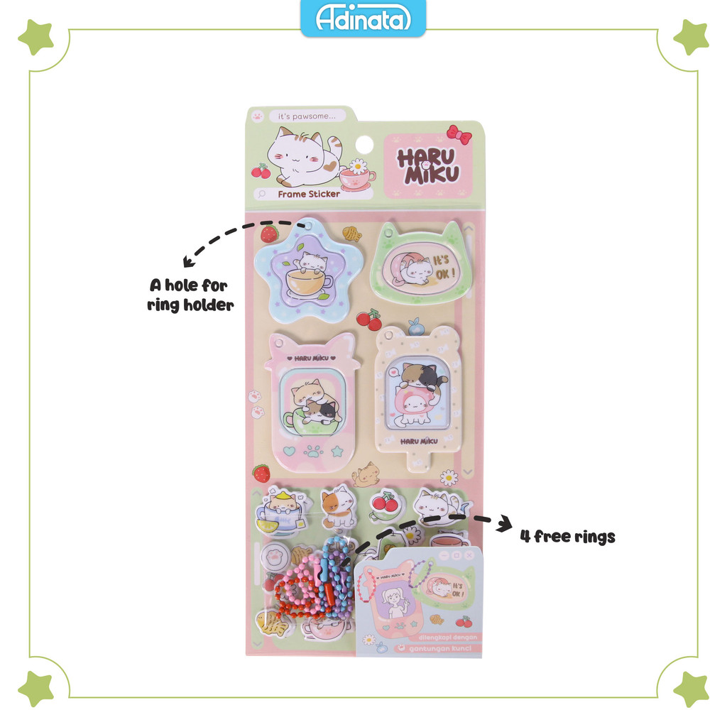 

Haru Miku Frame Stickers 2452-6191 / Stiker - Adinata
