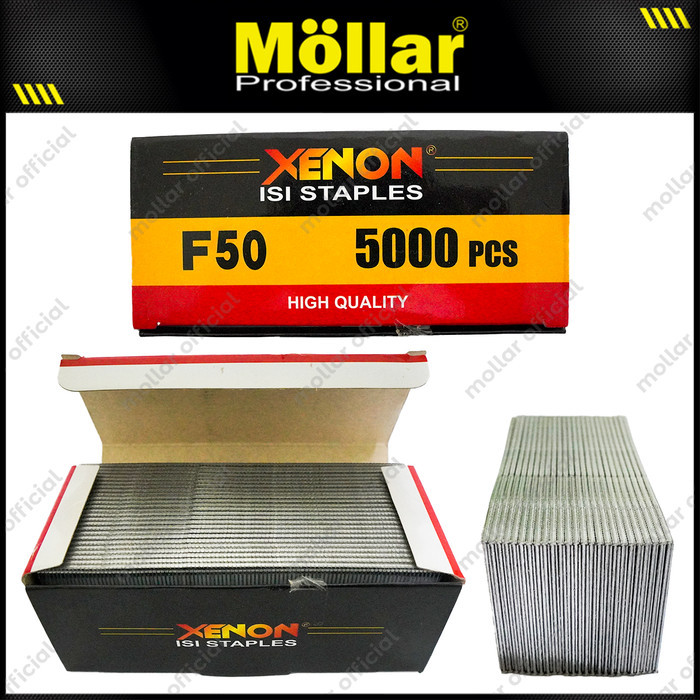 

XENON F50 Refill Isi Staples Paku Tembak – 5.000 Pcs - Obi Teknik