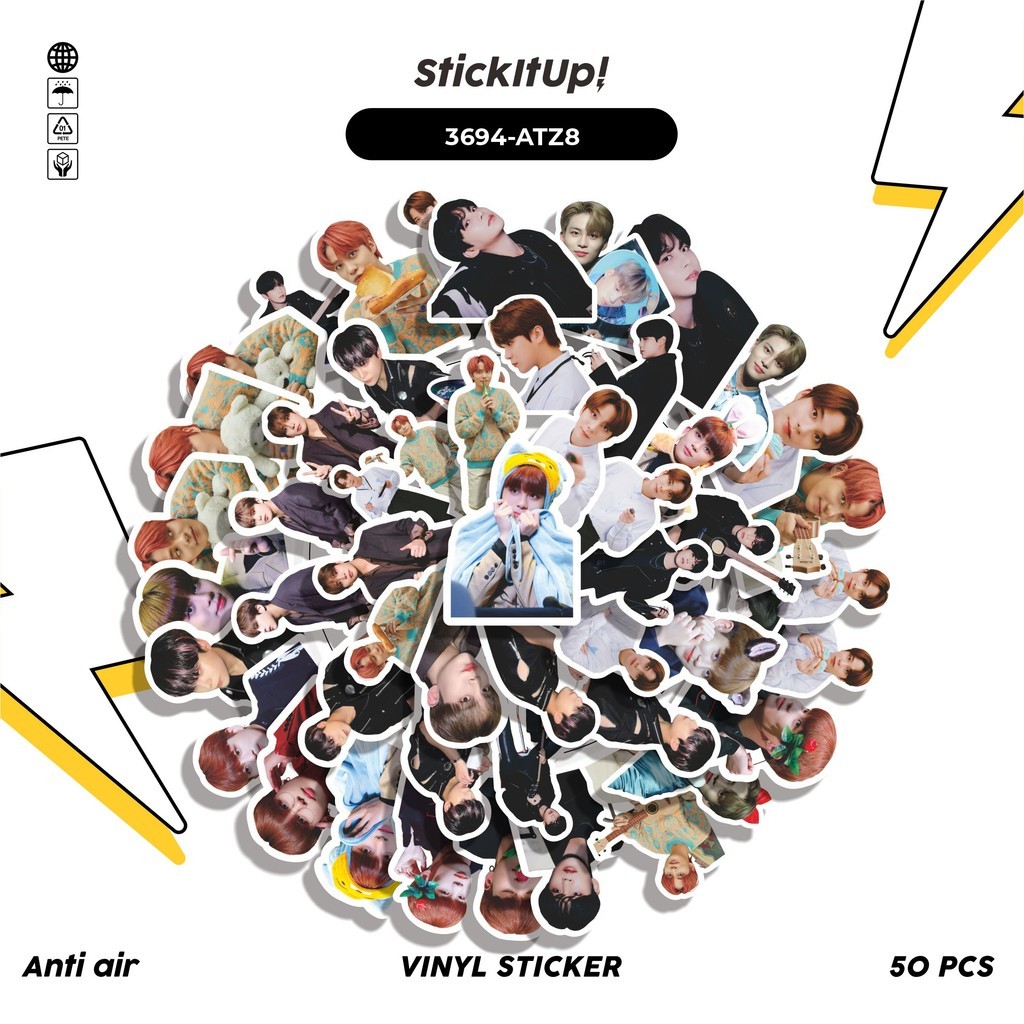 

COD✨ 50 Pcs Stiker ATEEZ JONGHO Lucu Anti Air Untuk Dekorasi Notebook Sepeda Skateboard Handphone DIY