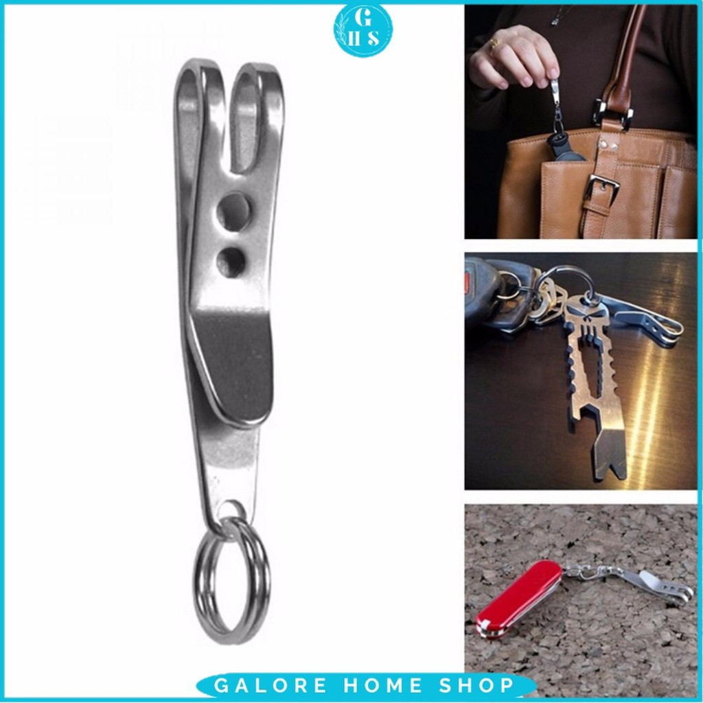 

UFO Expand Suspension Clip Multifungsi Stainless Steel with Key Ring - A261B