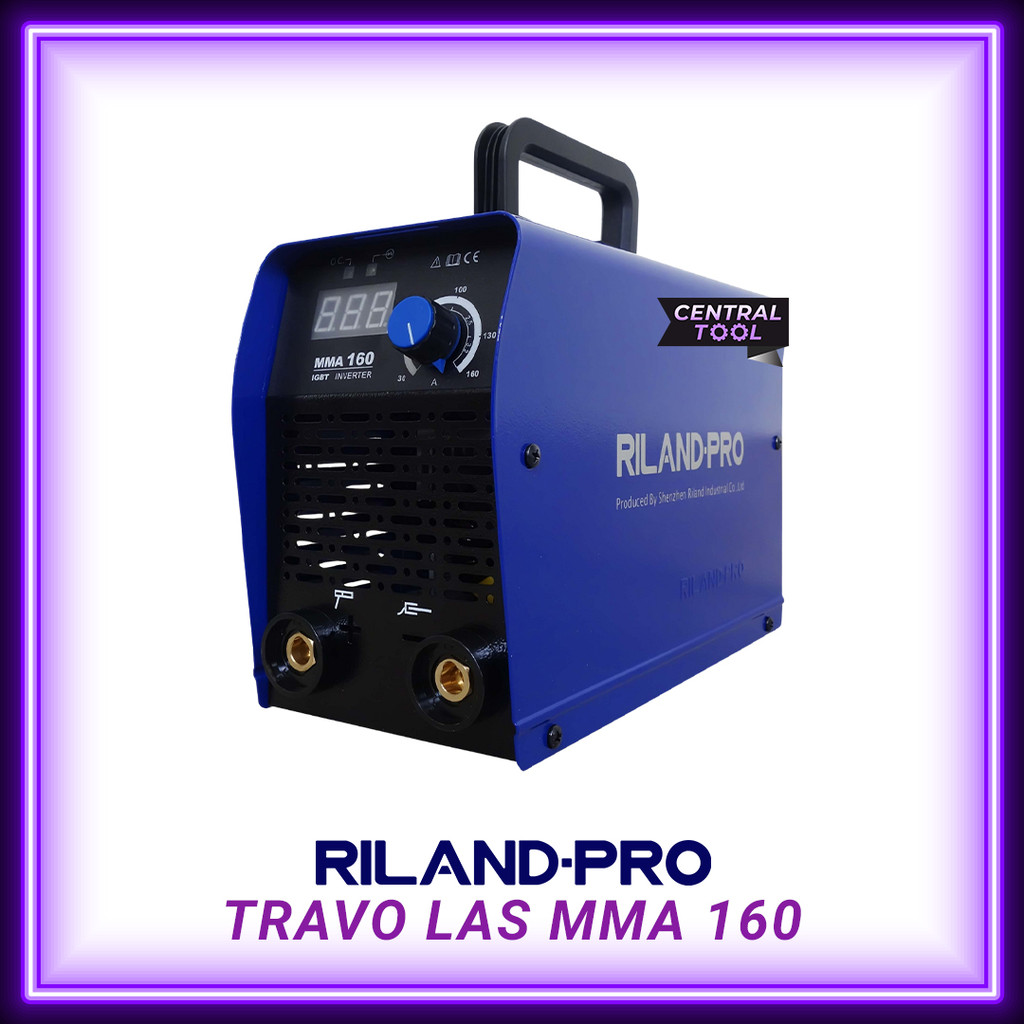 Mesin Travo Las Riland-Pro Inverter Listrik MMA 160 A RILAND PRO Welding Machine Electric MMA 160A