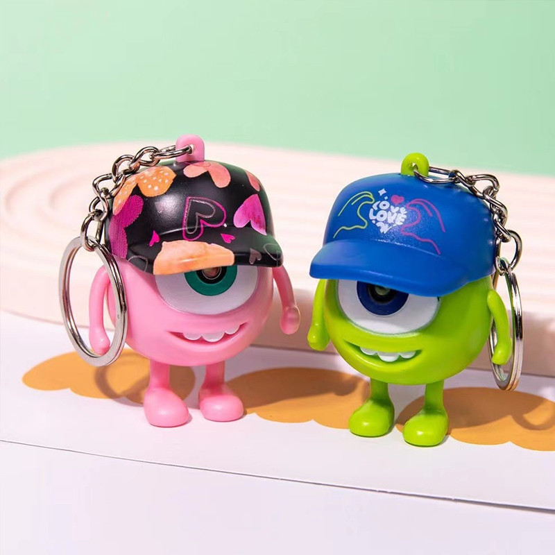 Gantungan Kunci Monster University Dengan Lampu & Suara I Love You Mainan MU Mike Inc & Hadiah Anak