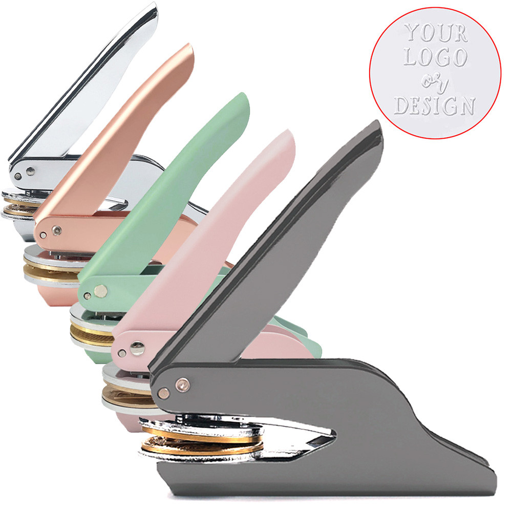 

Embosser Designs Personalized Custom Address Embosser Stamp Desk Handheld Envelope Wedding Invitation Seal Embosser Customized