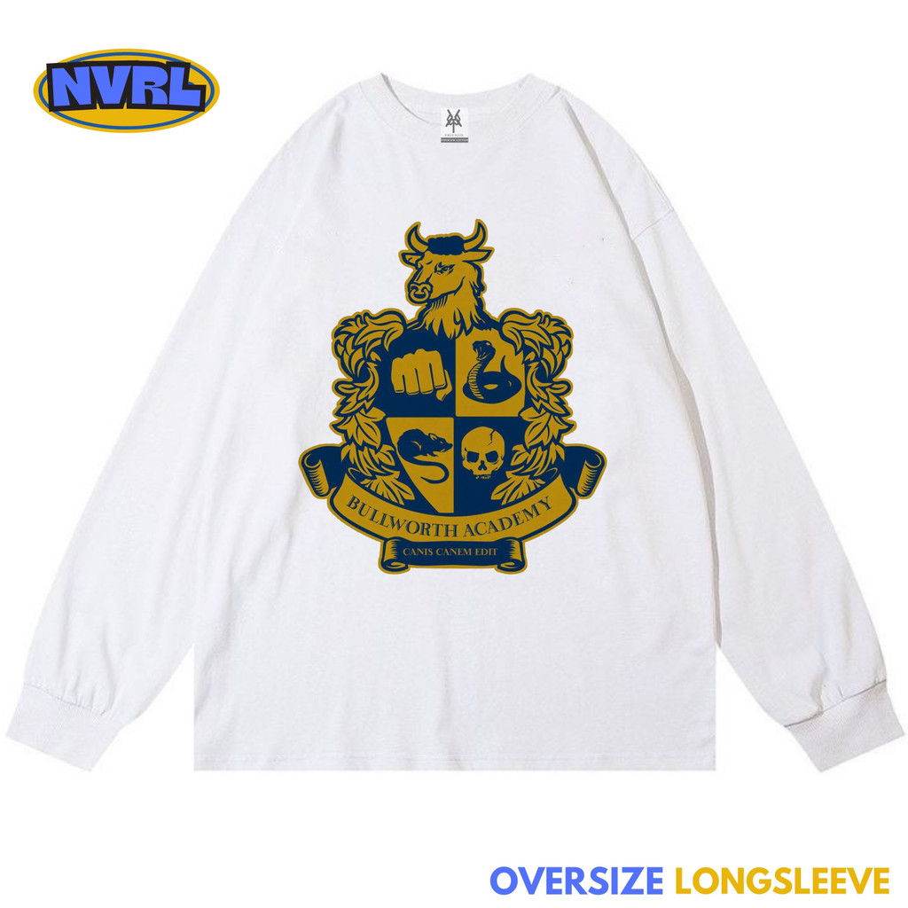 Kaos oversize longsleeve bully game vintage tee