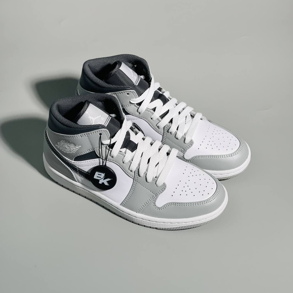 AIR JORDAN 1 MID BLACK GREY ANTHRACITE