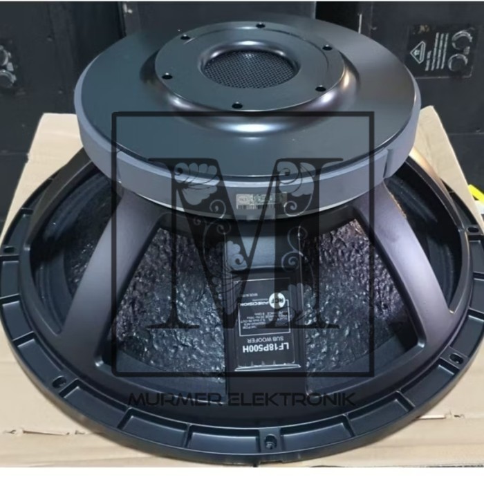 SPEAKER RCF 18P500 18 p500 kualitas super coil 5.2 inch super coating luar dalam - Hitam