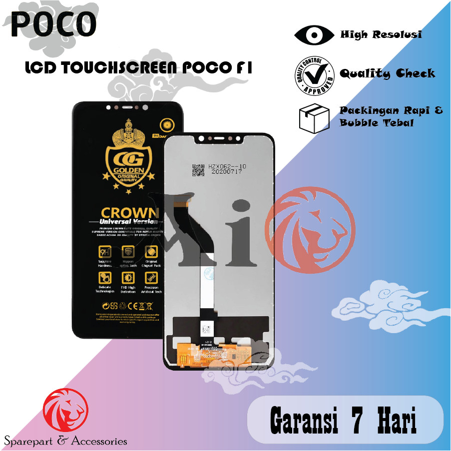 LCD TOUCHSCREEN XIAOMI POCOPHONE F1 / LCD POCOPHONE F1 / LCD POCO F1 FULLSET