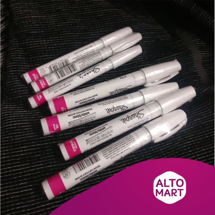 

[New Arrival] Sharpie Oil Based Marker White Medium Point | Ultra boost NMD Yeezy - With Wipes, WHITE