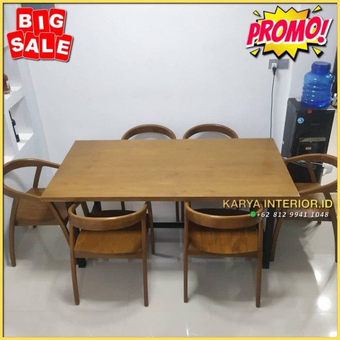 meja makan kayu jati jepara