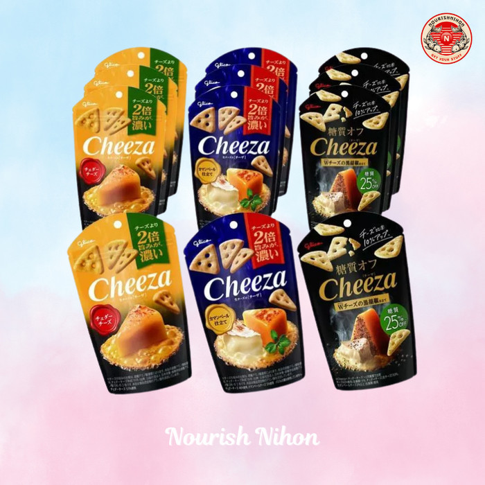 

Glico Cheeza Crackers Original From Japan - Sugar Off Chesa