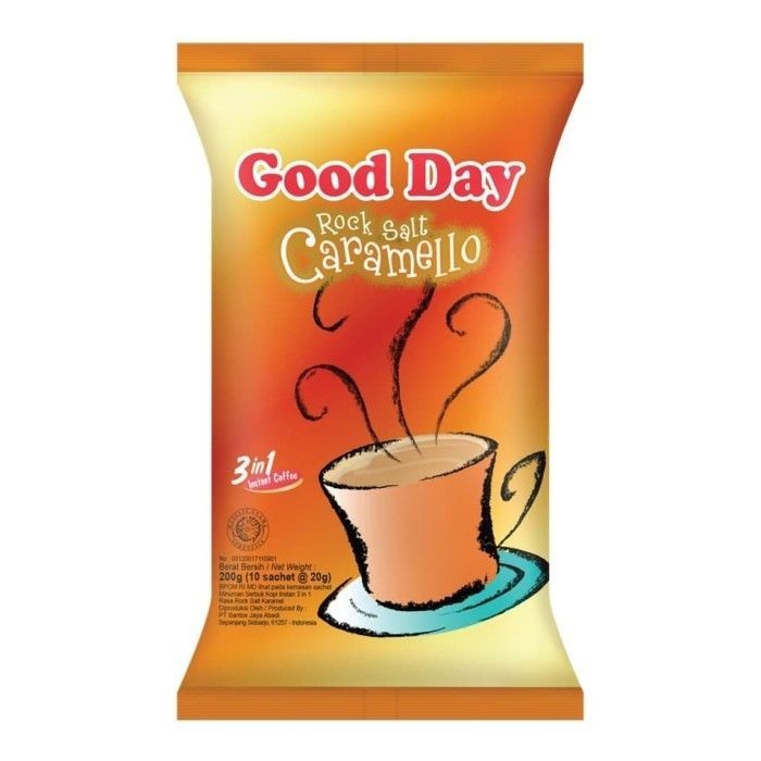 

New Item GOOD DAY CARAMELLO BAG 10S X 20G