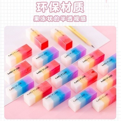 

Penghapus Pensil Motif Warna Warni Colorful Eraser 930