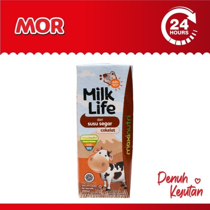 

NEW ITEM MINUMAN MILK LIFE UHT CLASSIC CHOCOLATE 200ml