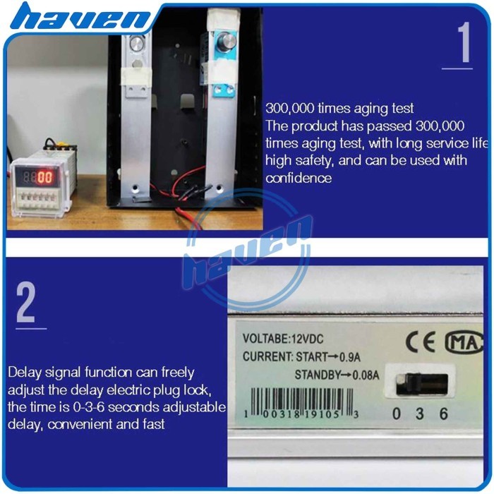 

LARIS -ELECTRIC DROP BOLT / DROP BOLT / ELECTRIC LOCK 2 KABEL 0,3,6 DETIK