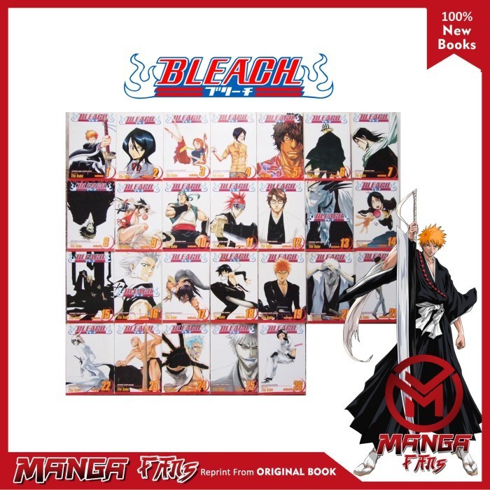 Komik manga Bleach Vol.1-74 (English) - pilih volume