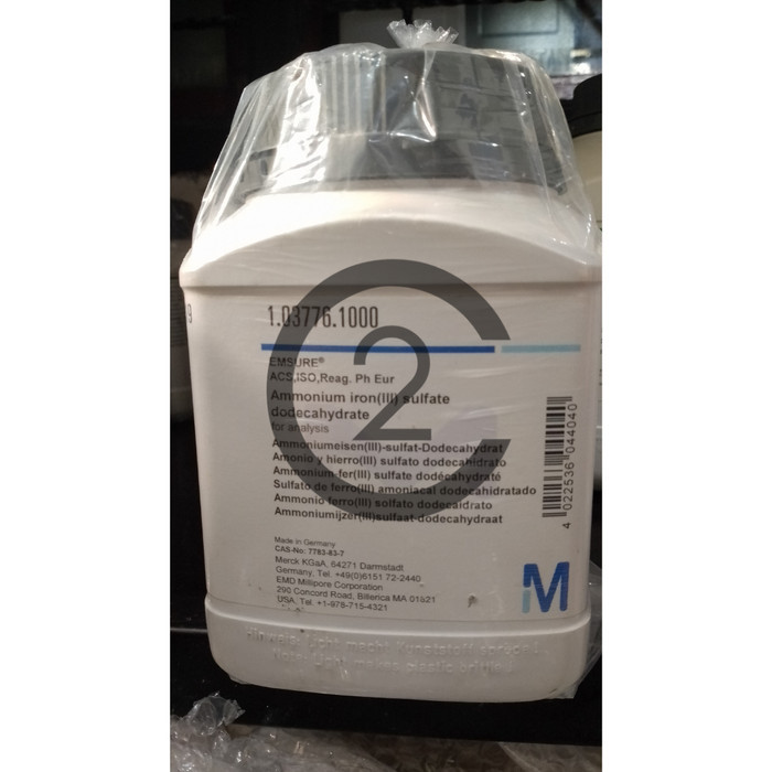 Ammonium Iron III Sulfate Dodecahydrate 500 gram Merck 103776