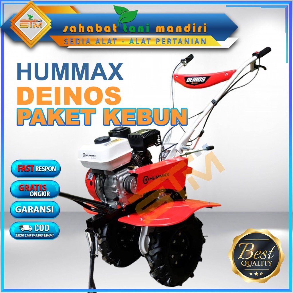 Cultivator Mini Tiller Traktor HUMMAX DEINOS Paket Kebun