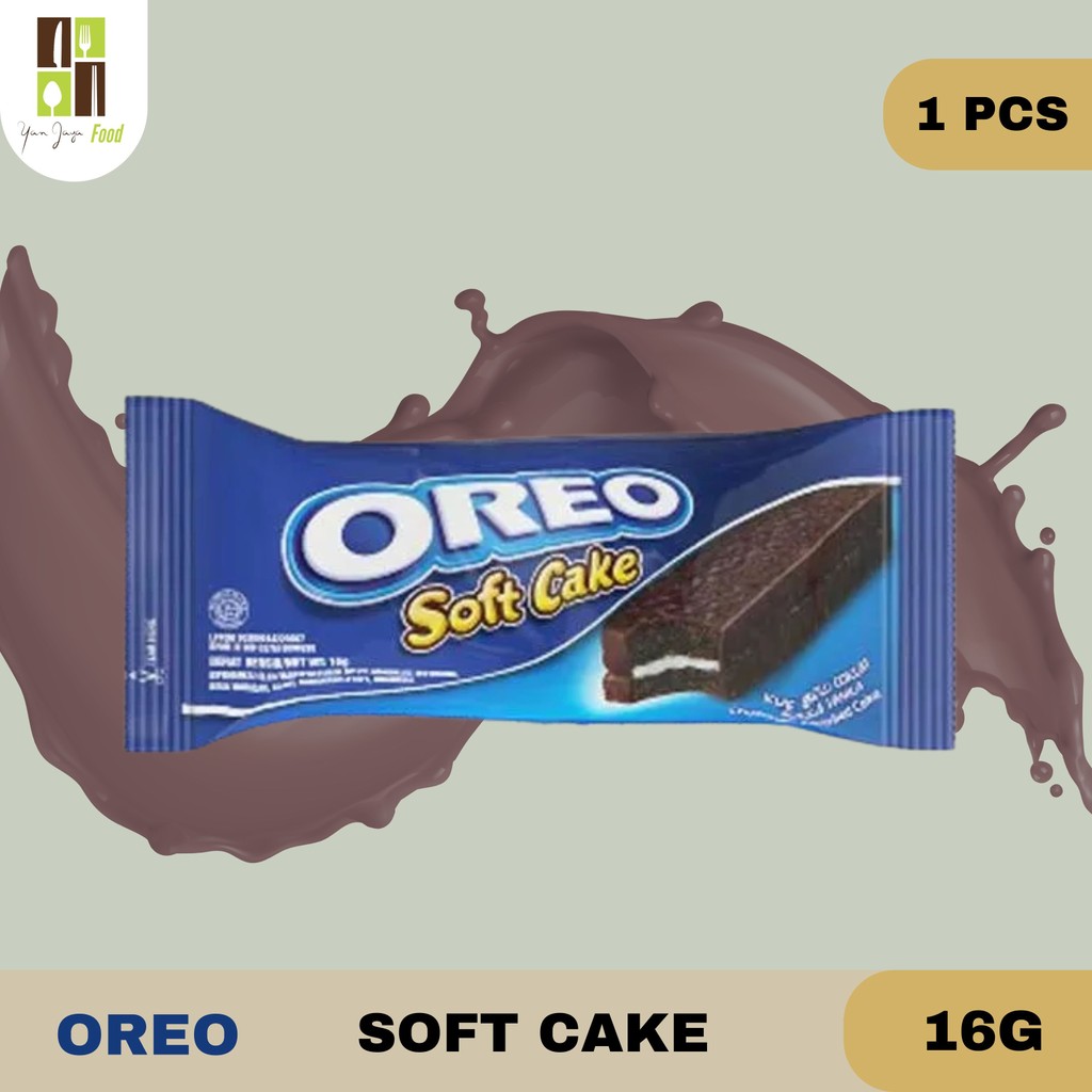

Oreo Soft Cake / Cake Space Dunk / Bolu Oreo / Bolu Coklat Dengan Krim Vanilla 16g 1 PCS