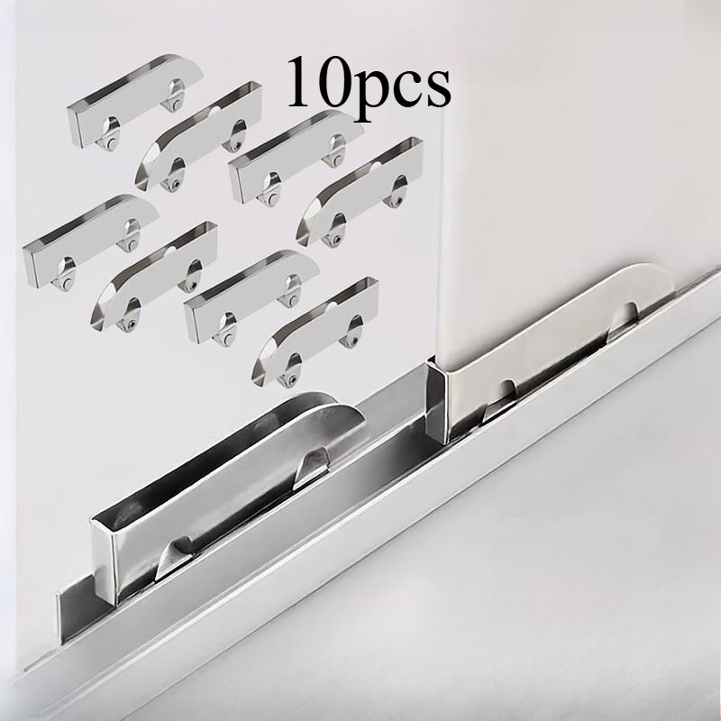 10Pcs Kaca Pintu Geser Roda Baja Tahan Karat Roda Rel Pintu Geser Katrol Pintu Kaca Katrol Pintu