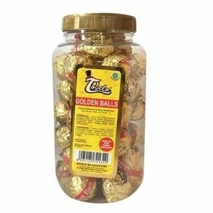 

TERLARIS TOBELO coklat goldenballs per toples 40 pcs.