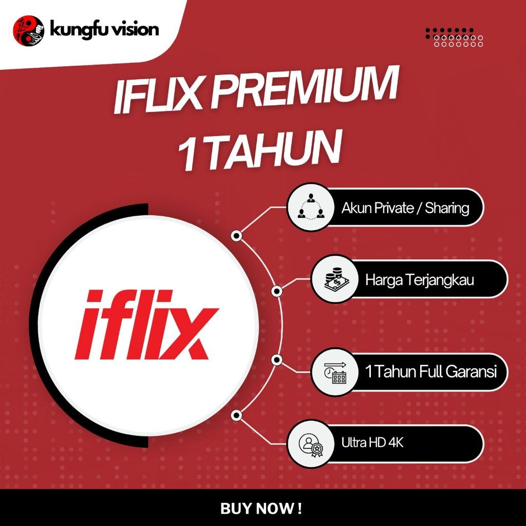 Iflix Premium 1 Tahun Private Anti Screen Limit Garansi Lifetime