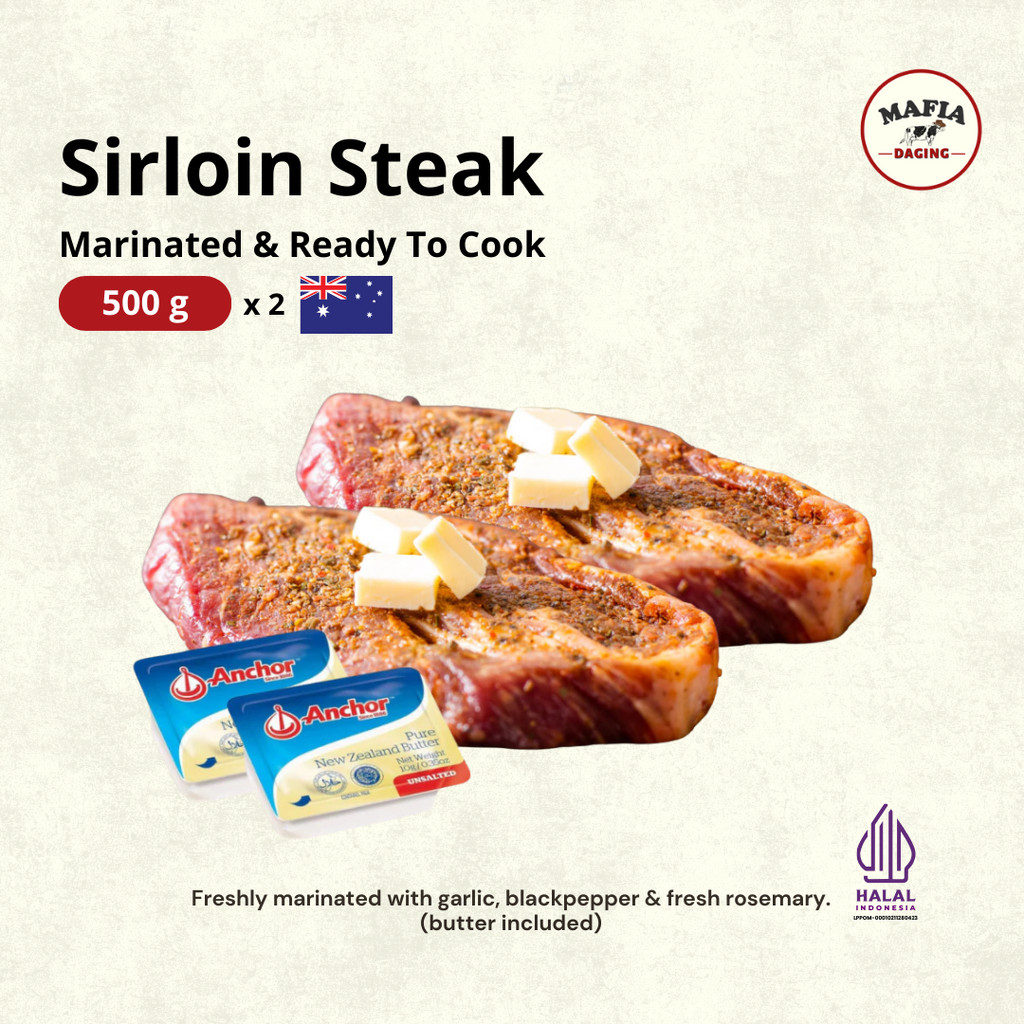 

Ready To Cook Sirloin Steak Set