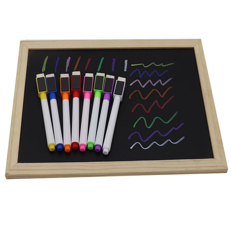 

8 Colors Whiteboard Markers Erasable Colorful Marker Pens Liquid Chalk Pens for School Office Whiteboard Chalkboard