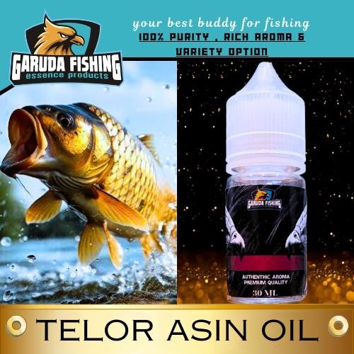 Essen Biang Telor Asin Oil Murni GARUDA Umpan Ikan Mas Lele Patin Mujair Bawal Galatama Kail