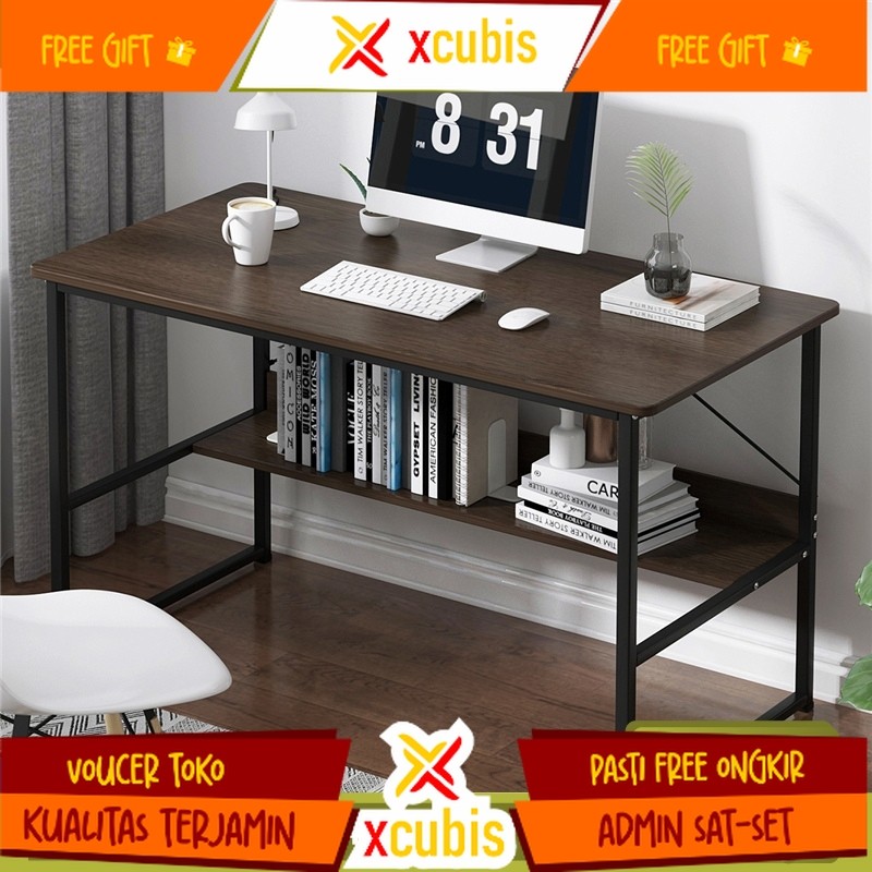 Meja Belajar Kayu Set Kursi / Meja Belajar Minimalis  / Meja Kerja / Meja Komputer Minimalis / Meja 