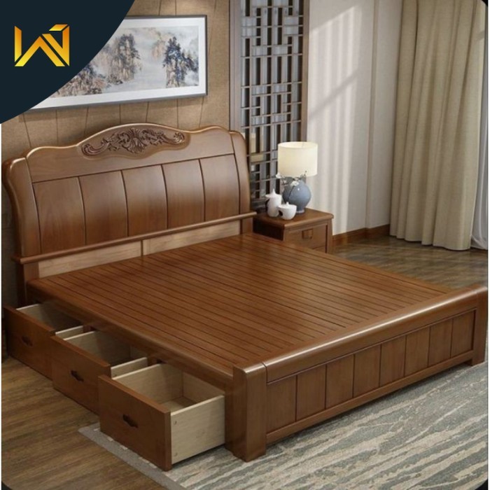 dipan jati minimalis modern jati