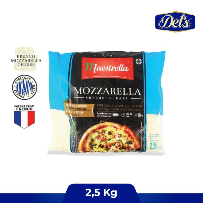 

Keju Mozarella Maestrella - Mozzarella Cheese 2.5 kg