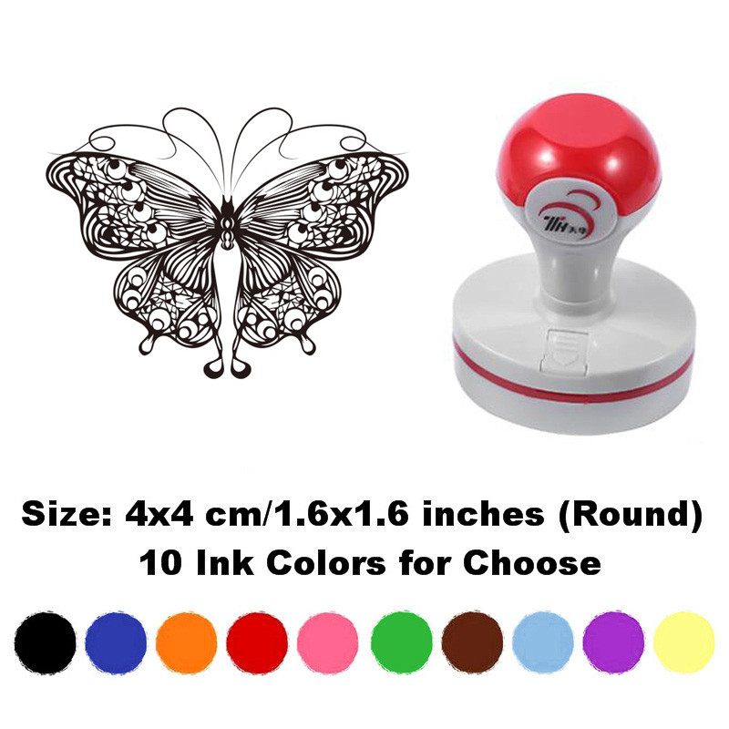 

1 PCS Butterfly Aesthetic Self-Inking Photosensitive Planner Scrapbooking Stamps for Card Making Book Journal Art Supplies