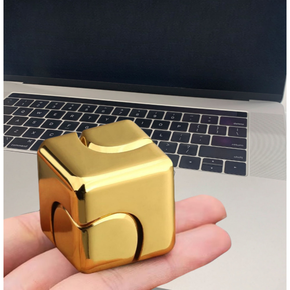 Square Decompression Spinning Top Dice Cube Anti-Anxiety Fingertip Toys Hand FigetS Spinner Early Le