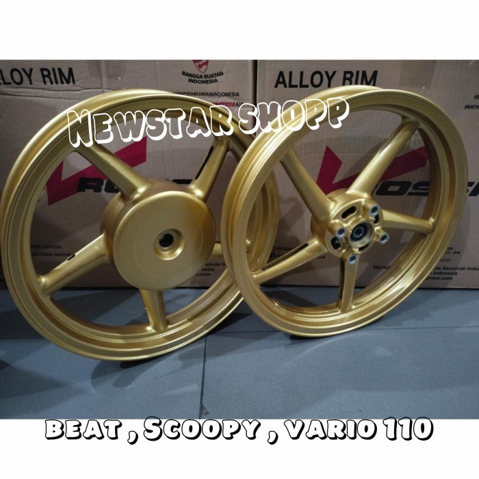 velg rossi sanca vario 110 125 150 beat street Genio palang 5