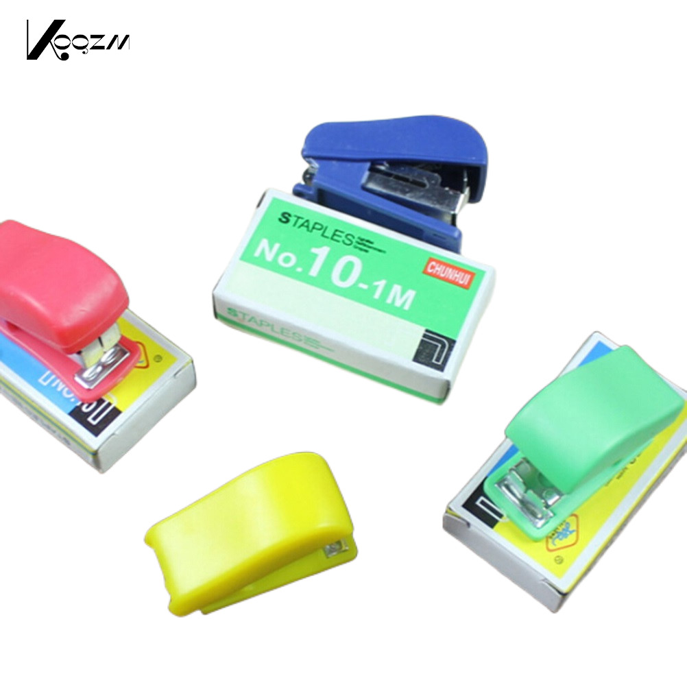 

1pcs Mini Stapler Set Staples Paper Binder Stationery Office Kawaii Stationery Binding Tools School Supplies With Staple(50pcs)
