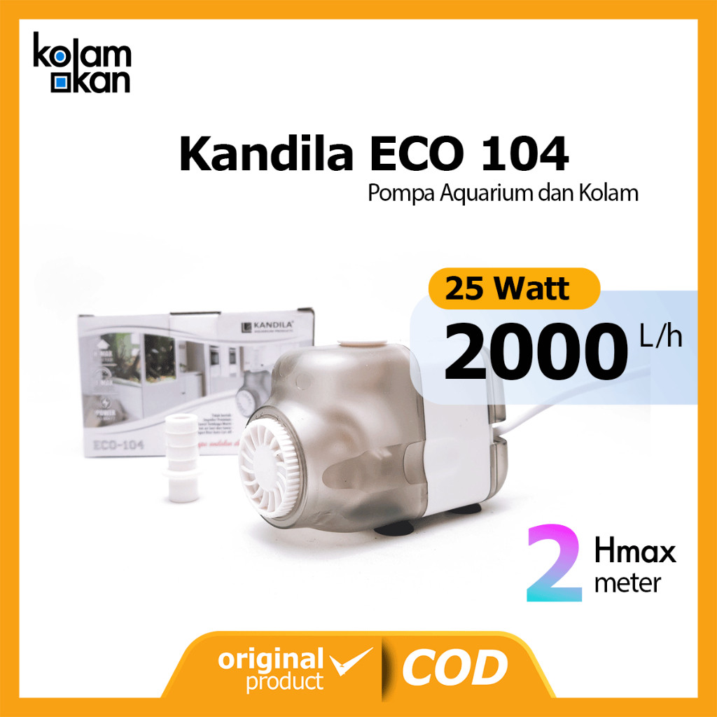 KANDILA ECO 104 Pompa Aquarium 2000 Lph