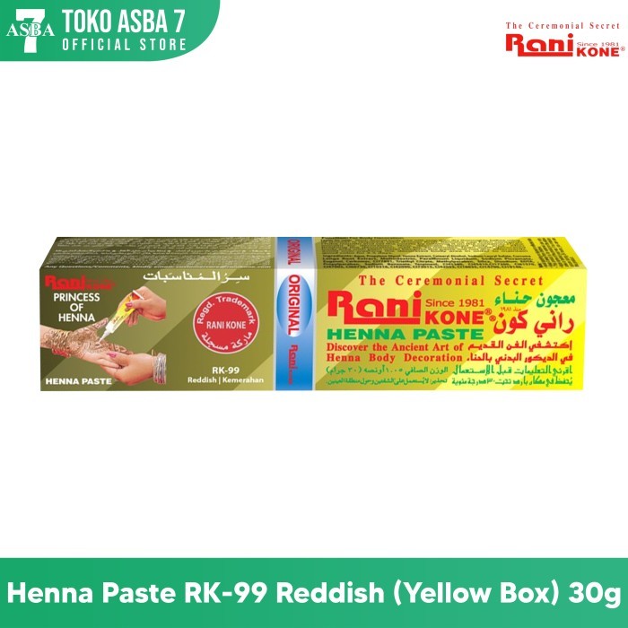 Rani Kone RK 99 Reddish Yellow Box 30g