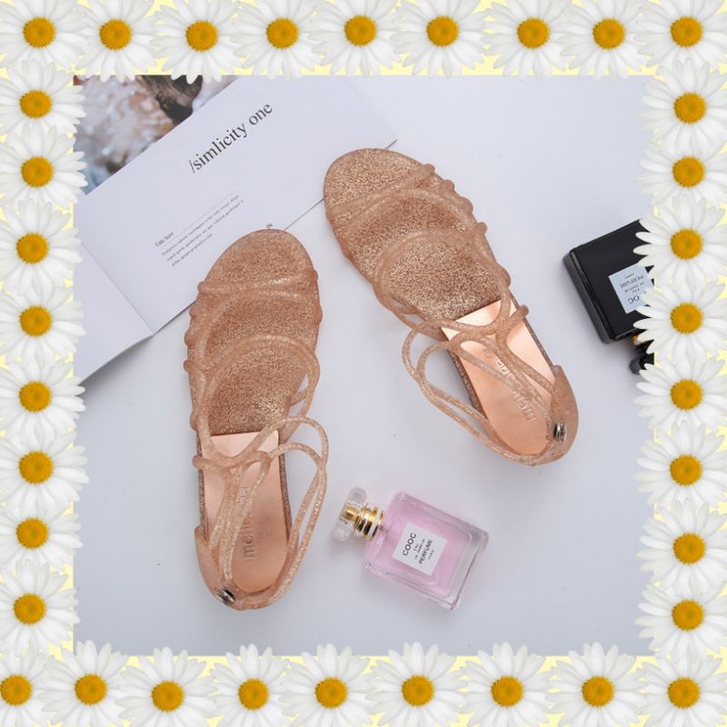 TOMOYSHOP meisha TALI/ jelly shoes glitter import/sandal sepatu wanita import terbaru/sepatu wanita 
