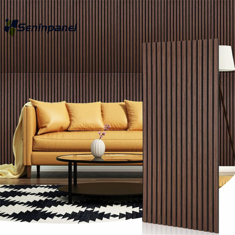 

Decorative Sound Absorbing Panels with LED Strips Modern Fluted Design 0 Formaldehyde Museum Cafe Noise Control Free 3D Drawings