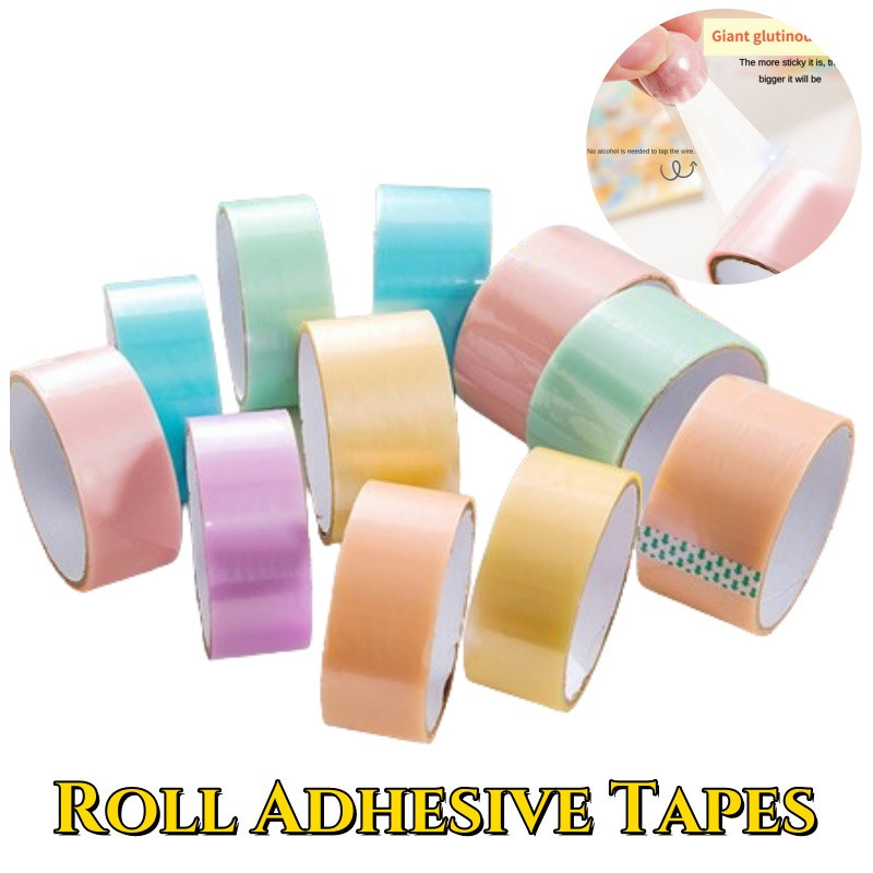 

1~8PCS Roll Adhesive Tapes Sticky Ball Toy Party Sticky Ball Colorful Stress Relaxing For Relaxing Toy Rolling Craft