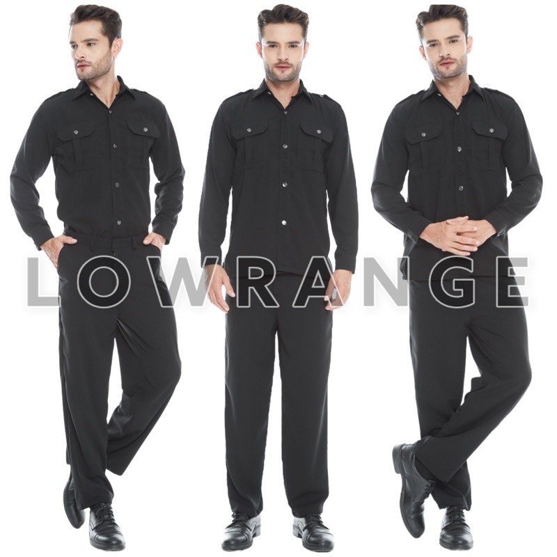 Seragam Safari Security Satpam / Setelan Safari Security / Baju Safari Security / Setelan Satpam / S