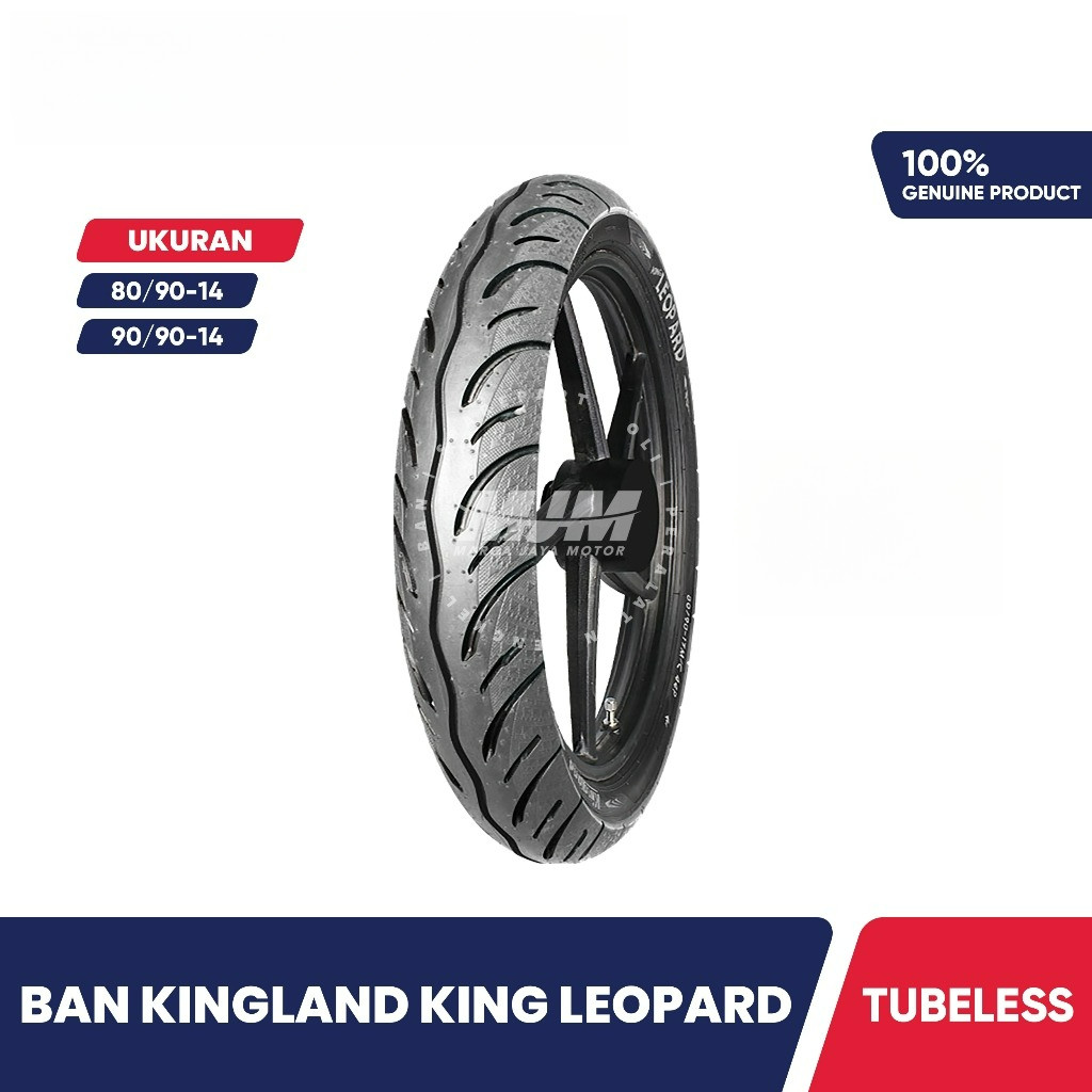 Ban Kingland King Leopard Ring 14 Tubeless - Pilih Ukuran