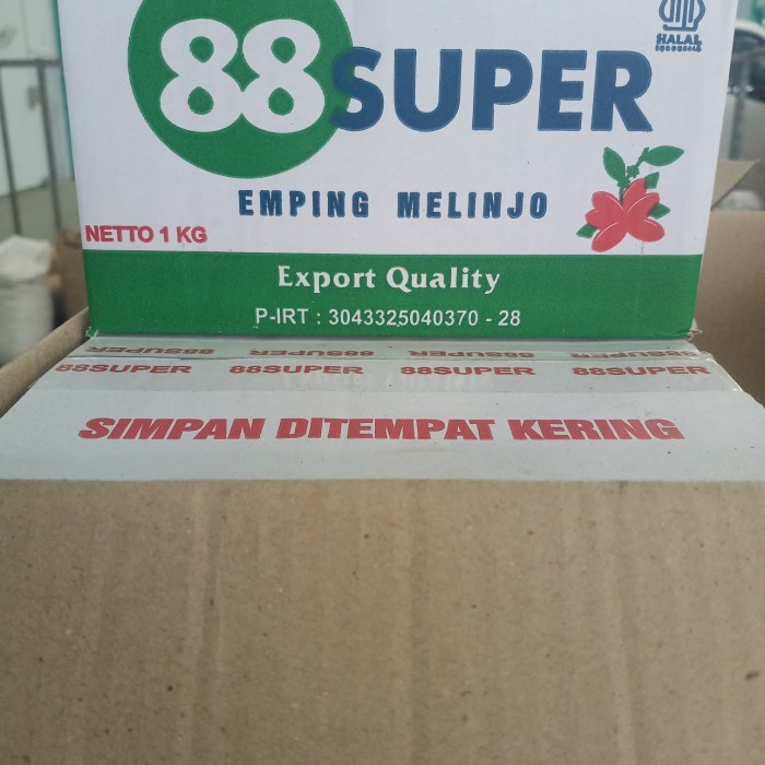 

1 Kg Emping Melinjo Mentah Kering Total Super