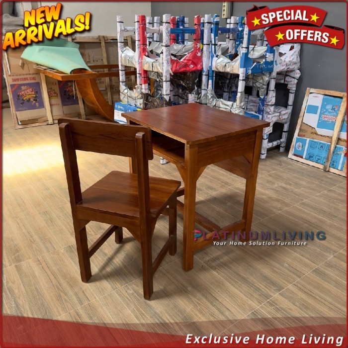 Meja Kursi Sekolah Kayu Jati Meja Sekolah Kursi Sekolah SMP SD SMA